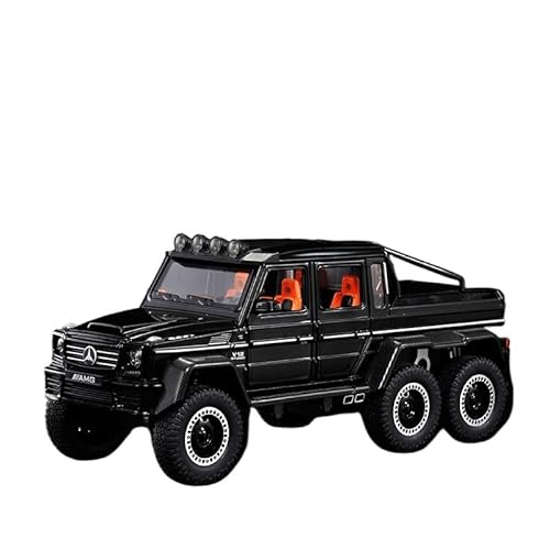 RLIUFEI Für 1:20 Benchi G63 6X6 Legierungs-Geländewagen Multifunktionaler Rebound-Sound Und Leichtmetall-Sammlungsornament(Black) von RLIUFEI