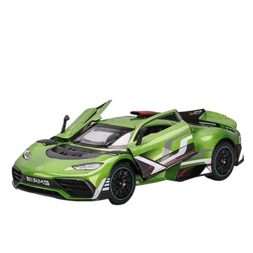 RLIUFEI Für 1:24 AMGONE-Automodell-Simulations-Rennwagen-Ornament-Kollektion Mit Aufeinanderfolgendem Ton Und Licht(Green) von RLIUFEI