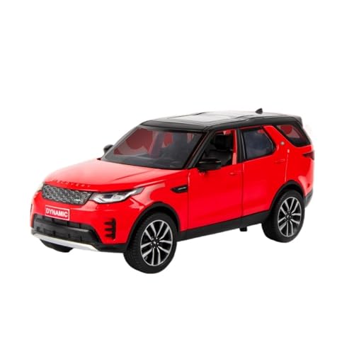 RLIUFEI Für 1:24 Alloy Automodell Ornament Simulation Multifunktions-Sound Und Lichtrückgabe Offroad-SUV(Red) von RLIUFEI