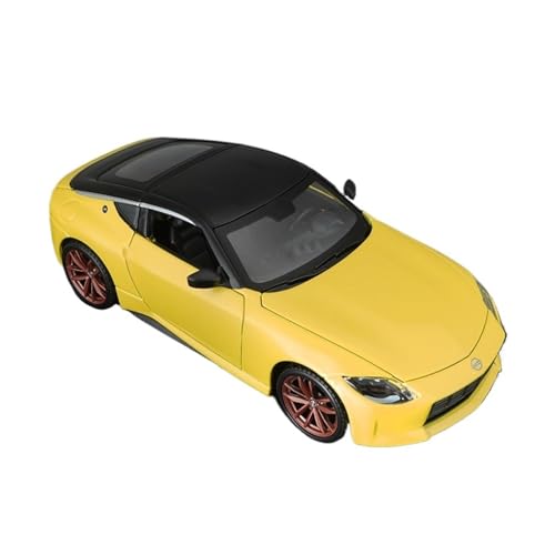 RLIUFEI Für 1:24 Auto Imitation Echt Legierung Auto Modell Sammlung Ornamente(Yellow) von RLIUFEI