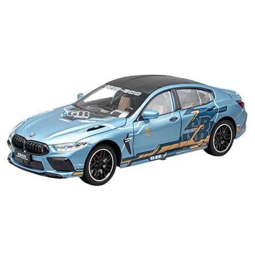 RLIUFEI Für 1:24 BMW M8 Automodell Legierung Simulation Rennwagen Modell Sammlung Ornamente(Black) von RLIUFEI