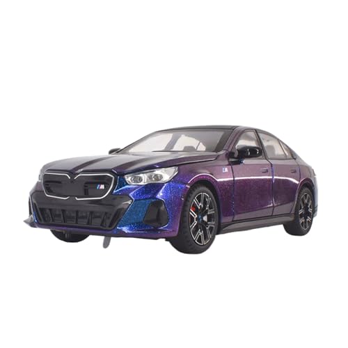 RLIUFEI Für 1:24 Baoma 5 Series Legierungsautomodellsimulations-Supersportwagen, Multifunktionales Sound- Und Licht-Feedback-Auto(Purple) von RLIUFEI