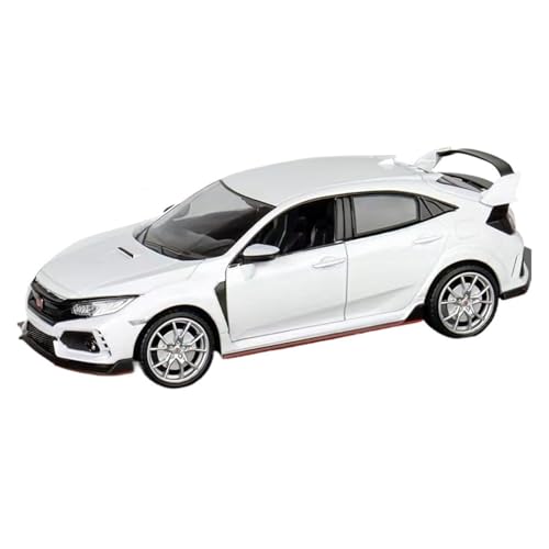 RLIUFEI Für 1:24 Bentian Legierung Sportwagen Simulationsmodell Druckguss Multifunktionales Audiovisuelles Auto(White) von RLIUFEI