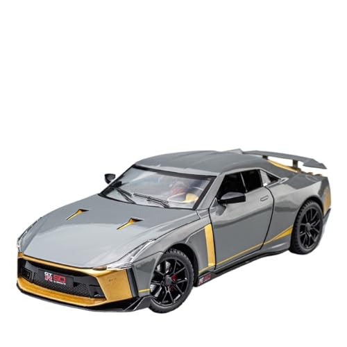 RLIUFEI Für 1:24 CTR 50 Supercar-Modell, Alu-Druckgussräder, Energiespeicher, Lenkrad, Vorderradgestänge, Automodell(Chrome) von RLIUFEI