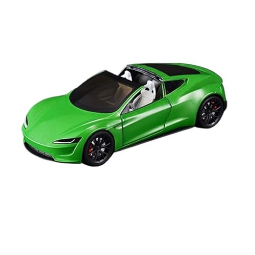 RLIUFEI Für 1:24 Cabriolet-Sportwagenmodell Legierungsdruckguss-Automodell Regeneratives Sound- Und Lichtauto(Green) von RLIUFEI