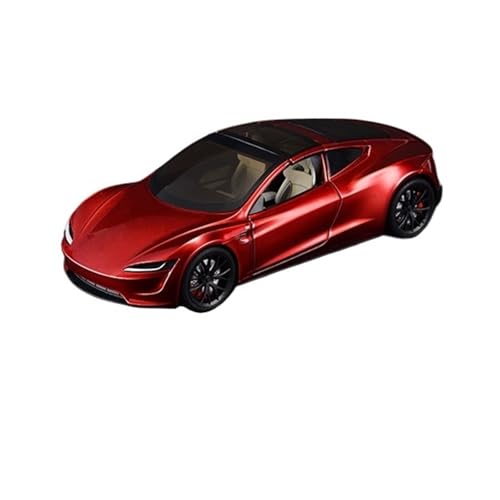 RLIUFEI Für 1:24 Cabriolet-Sportwagenmodell Legierungsdruckguss-Automodell Regeneratives Sound- Und Lichtauto(Red) von RLIUFEI