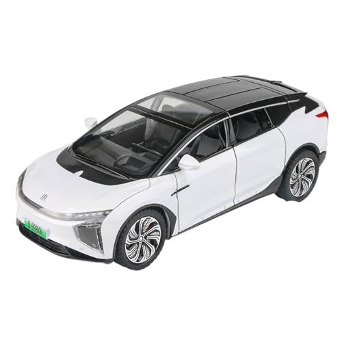 RLIUFEI Für 1:24 HiPhiX-Supersportwagen-Modell Aus Druckgusslegierung Mit Radenergiespeicher Und Lenkradgestänge(White) von RLIUFEI