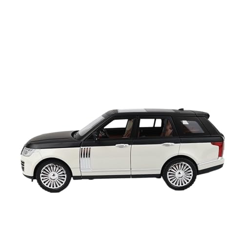 RLIUFEI Für 1:24 Kinder Metall Spielzeug Auto Junge Geschenk Sound Und Licht Simulation Legierung Auto Modell Sammlung(White) von RLIUFEI