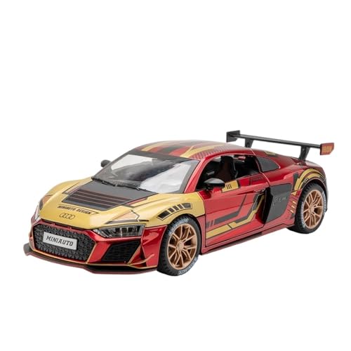 RLIUFEI Für 1:24 Legierung Auto Modell Sport Auto Ornamente Simulation Auto Modell(Red) von RLIUFEI