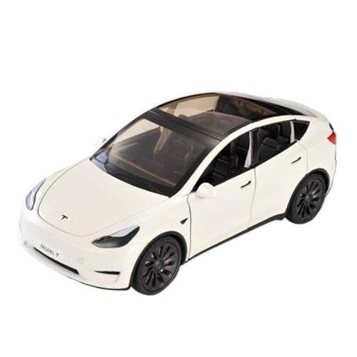 RLIUFEI Für 1:24 -Legierungsmodell Legierungsdruckguss-Simulations-Sportwagen Multifunktionales Echo-Lichtauto(White) von RLIUFEI