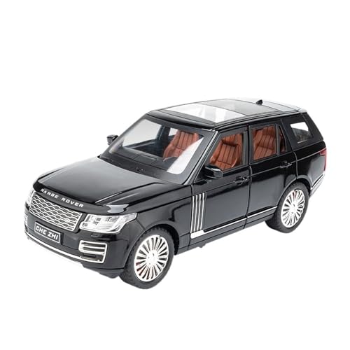 RLIUFEI Für 1:24 Luhulanshen Legierung Auto Nachahmung Auto Modell SUV Zurückziehen Lenkung Off-Road Ornamente(Black) von RLIUFEI