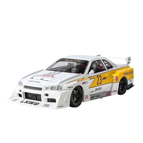 RLIUFEI Für 1:24 Skyline Modifizierter Autosimulator Realistisches Automodell von RLIUFEI