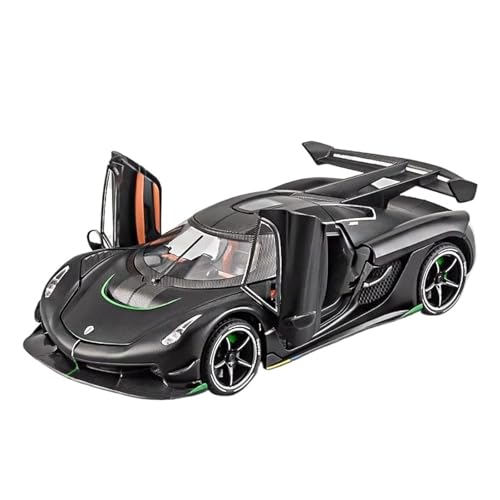 RLIUFEI Für 1:24Kenisiake Auto Modell Legierung Simulation Sammlung Super Sport Auto Zurückziehen Auto(Black) von RLIUFEI