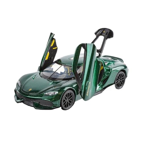 RLIUFEI Für 1:32 Koenigsegg Gemini Supercar-Legierungsautomodell, Großes Multifunktionales Automodell, Sound- Und Licht-Feedback-Auto(Green) von RLIUFEI