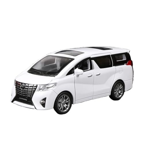 RLIUFEI Für Alphard MPV Nutzfahrzeug Legierung 1:24 Simulationsmodell mit Sound und Licht Pullback von RLIUFEI