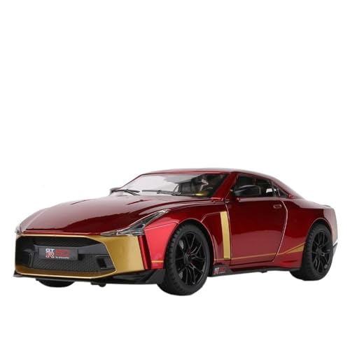 RLIUFEI Für Ares GTR Legierungsauto-Replik 1:24 Modellsammlung Ornamente GT500 Shelby Legierungsautomodell 1:24 Simulation Sportwagensammlung Ornamente(Red) von RLIUFEI