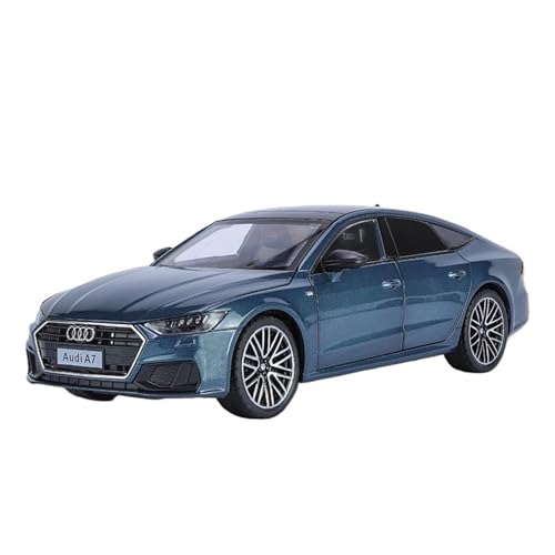 RLIUFEI Für Audi A7 1:24 Simulation Legierung Auto Modell Ornamente Sammlung Metall Auto(Blue) von RLIUFEI