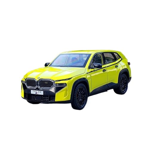 RLIUFEI Für BMW XM 1:24 Legierungsautomodell Mit Ton- Und Licht-Pullback-Funktion Kann Als Display-Ornament Verwendet Werden(Yellow) von RLIUFEI