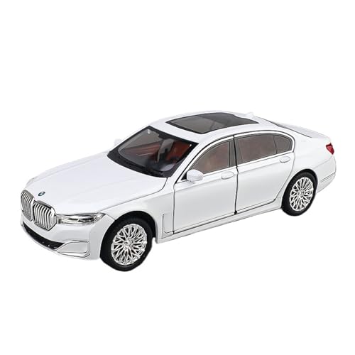 RLIUFEI Für Baoma 7 Series Legierungsdruckguss-Supersportwagen 1:24 Multifunktionales Rebound-Sammlungs-Ornamentauto(White) von RLIUFEI