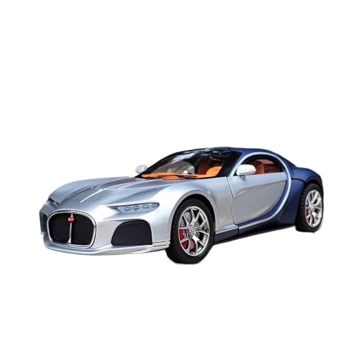 RLIUFEI Für Bugatti Atlantic 1:24 Sound Und Licht Pull Back Metall Simulation Legierung Auto Modell Ornamente(Blue) von RLIUFEI