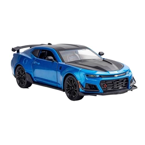 RLIUFEI Für Camaro-Legierungsautomodell 1:24 Metallautoornamente(Blue) von RLIUFEI