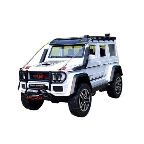 RLIUFEI Für Das G550 1:24-Legierungsautomodell Verfügt Es Über Eine Ton- Und Licht-Rückziehfunktion Und Kann Als Display-Ornament Verwendet Werden(White) von RLIUFEI