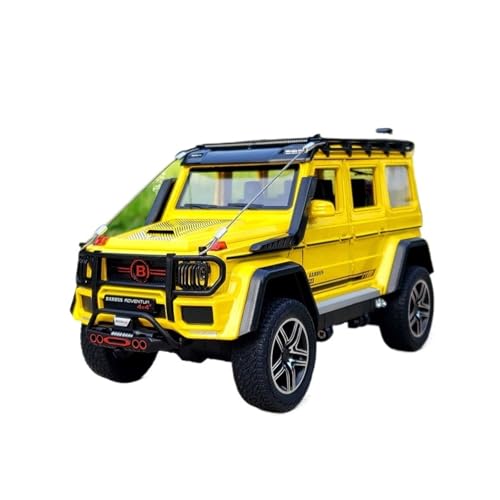 RLIUFEI Für Das G550 1:24-Legierungsautomodell Verfügt Es Über Eine Ton- Und Licht-Rückziehfunktion Und Kann Als Display-Ornament Verwendet Werden(Yellow) von RLIUFEI