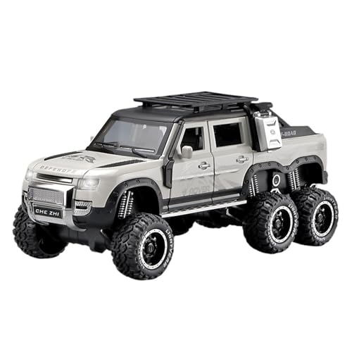 RLIUFEI Für Den Geländewagen Defender Pickup Kann Das 1:24 Simulationsautomodell Aus Legierung Als Dekoration Und Für Sammeln Seltener Fahrzeuge Verwendet Werden(White) von RLIUFEI