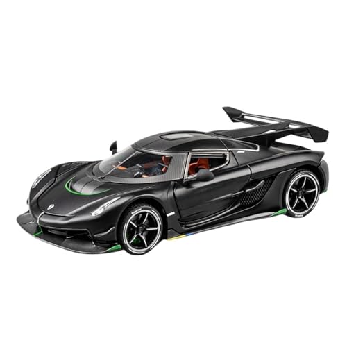 RLIUFEI Für Koenigsegg 1:24 Legierung Automodell Ornamente Sammlung(Black) von RLIUFEI