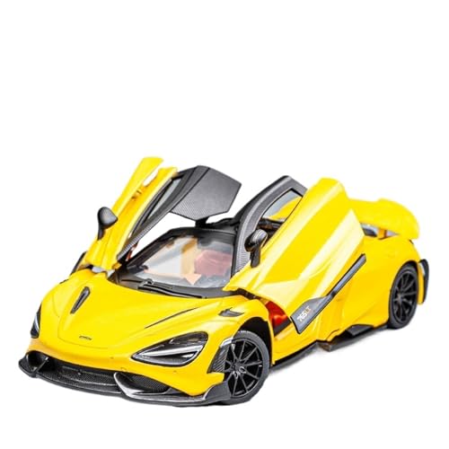 RLIUFEI Für Koenigsegg One1 Legierung 1:24 Simulation Sportwagen Auto Modell Ornamente(Yellow) von RLIUFEI