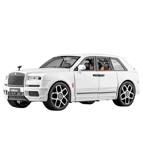 RLIUFEI Für Kurinan-Luxus-Geländewagen Aus Legierungsdruckguss 1:24 Multifunktionales Rebound-Sammlungs-Ornamentauto(White) von RLIUFEI