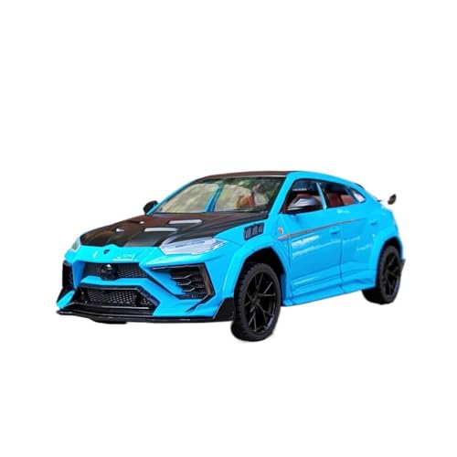 RLIUFEI Für Lamborghini Mazda Urus 1:24 Sound Und Licht Pull Back Metall Simulation Legierung Auto Modell Ornamente(Blue) von RLIUFEI