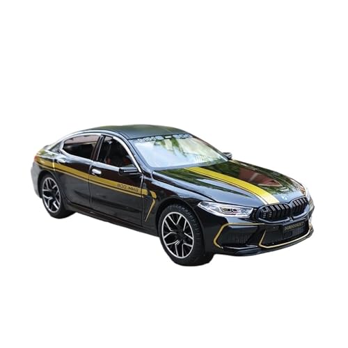 RLIUFEI Für MH8800 Coupe 1:24 Baodi Legierung Sound Und Licht Hintertür Öffnung Simulation Metall Auto Modell Ornamente(Black) von RLIUFEI