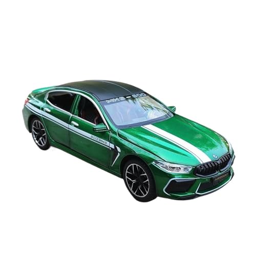 RLIUFEI Für MH8800 Coupe 1:24 Baodi Legierung Sound Und Licht Hintertür Öffnung Simulation Metall Auto Modell Ornamente(Green) von RLIUFEI