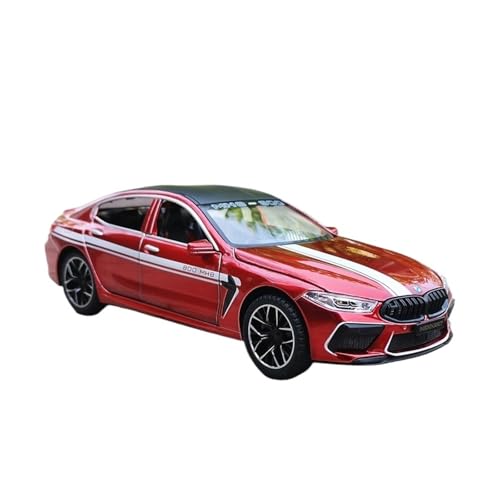 RLIUFEI Für MH8800 Coupe 1:24 Baodi Legierung Sound Und Licht Hintertür Öffnung Simulation Metall Auto Modell Ornamente(Red) von RLIUFEI