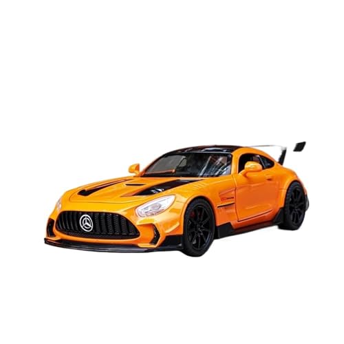 RLIUFEI Für Mercedes Benz GT Viertürer 1:24 Sound Und Licht Pullback Metall Simulation Legierung Auto Modell Ornamente(Orange) von RLIUFEI