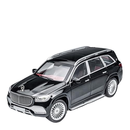 RLIUFEI Für Mercedes-Benz Maybach GLS Legierung 1/24 Modell Auto Ornamente(Black) von RLIUFEI