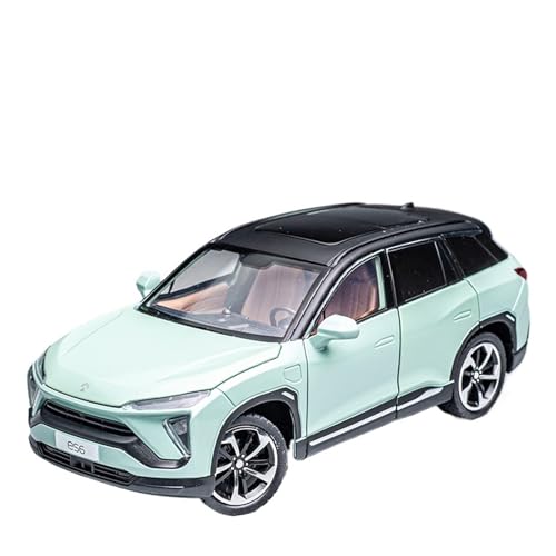 RLIUFEI Für NIO ES6 Neue Energie Legierung 1:24 Modell Simulation Auto Ornamente(Green) von RLIUFEI