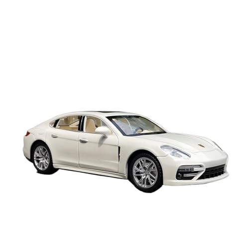 RLIUFEI Für Pa Shijie Paramera 1:24 Sound Licht Zurück Kräfte Metall Spielzeug Auto Simulation Legierung Auto Modell Ornamente(White) von RLIUFEI