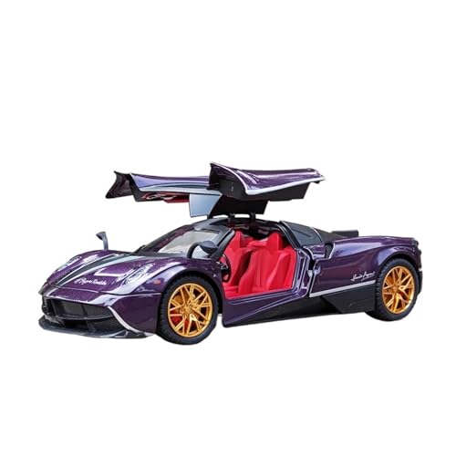 RLIUFEI Für Pagani Fengshen Chinese Dragon 1:24 Sound Und Licht Pull Back Simulation Legierung Auto Modell Ornamente Metall Spielzeug(Purple) von RLIUFEI