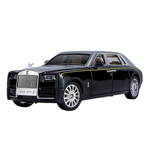 RLIUFEI Für Rolls-Royce Phantom 1:24 Simulation Legierung Auto Modell Ornamente Sammlung Metall Auto(Silver) von RLIUFEI