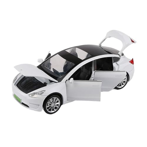 RLIUFEI Für Tessial-Druckguss-Limousine mit 1/32-Verhältnis, multifunktionales Rückschwingauto(White) von RLIUFEI