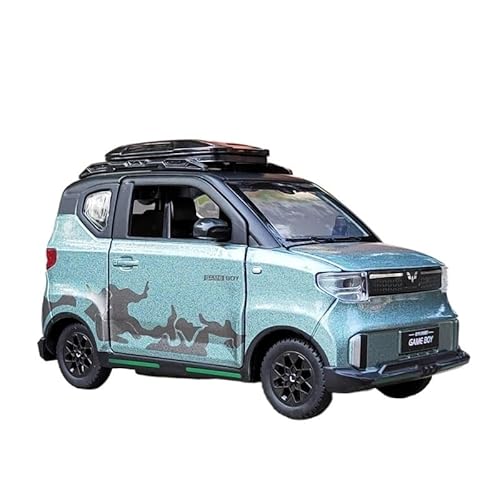 RLIUFEI Für Wuling Hongguang 1:24 Sound Und Licht Pull Back Simulation Legierung Auto Modell Ornamente Metall(Silver) von RLIUFEI