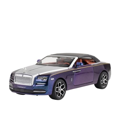 RLIUFEI Geeignet Für Die Simulation Von 1:24 Yaoying-Legierung Luxus-Simulationsauto-Modell Ornamente Zurückziehender Sound Und Leichtes Auto(Purple) von RLIUFEI