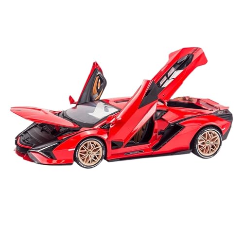 RLIUFEI Große Legierung Sport Auto Auto Modell Simulation Kinder Spielzeug Auto Junge Sammlung Ornamente(Red) von RLIUFEI