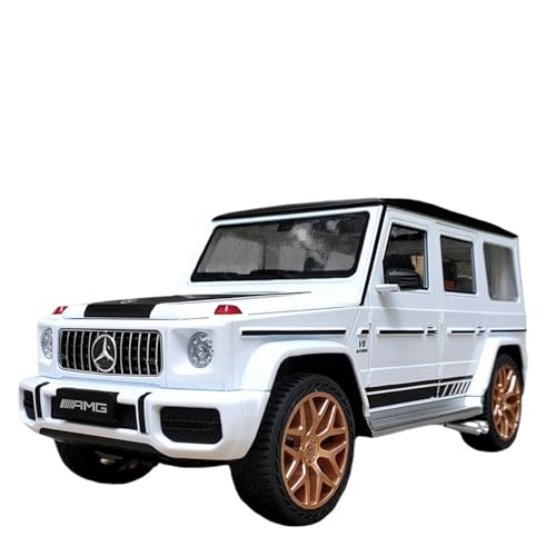 RLIUFEI Legierung Auto Nachahmung geländewagen Kinder Spielzeug Junge Auto Modell 1:18 Ornamente Sammlung(White) von RLIUFEI