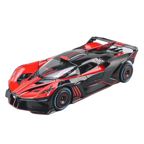 RLIUFEI Por Bujiadi1:24 Flying Fire Meteor Simulation Legierung Sportwagen Automodell Mit Sound Und Licht Auto(Red) von RLIUFEI