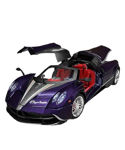 RLIUFEI Super Großes Automodell Aus Zink-Aluminium-Legierung Im Maßstab 1:18 Mit Chinesischem Drachen Als Supersportwagen Für Jungen(Purple) von RLIUFEI