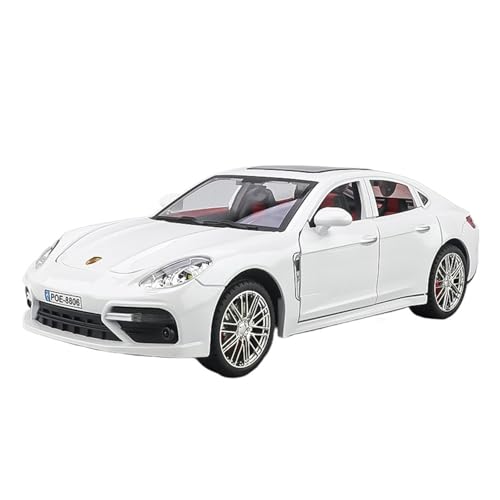 RLIUFEI for 1: 24 Baoshijie Car Model Simulation Alloy Die-Casting Sports Car with Regenerative Sound and Light(White) von RLIUFEI