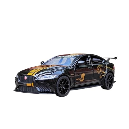 RLIUFEI for Jaguar XE1:24 Sound and Light Pull Back Metal Simulation Alloy Car Model Ornaments(Black) von RLIUFEI